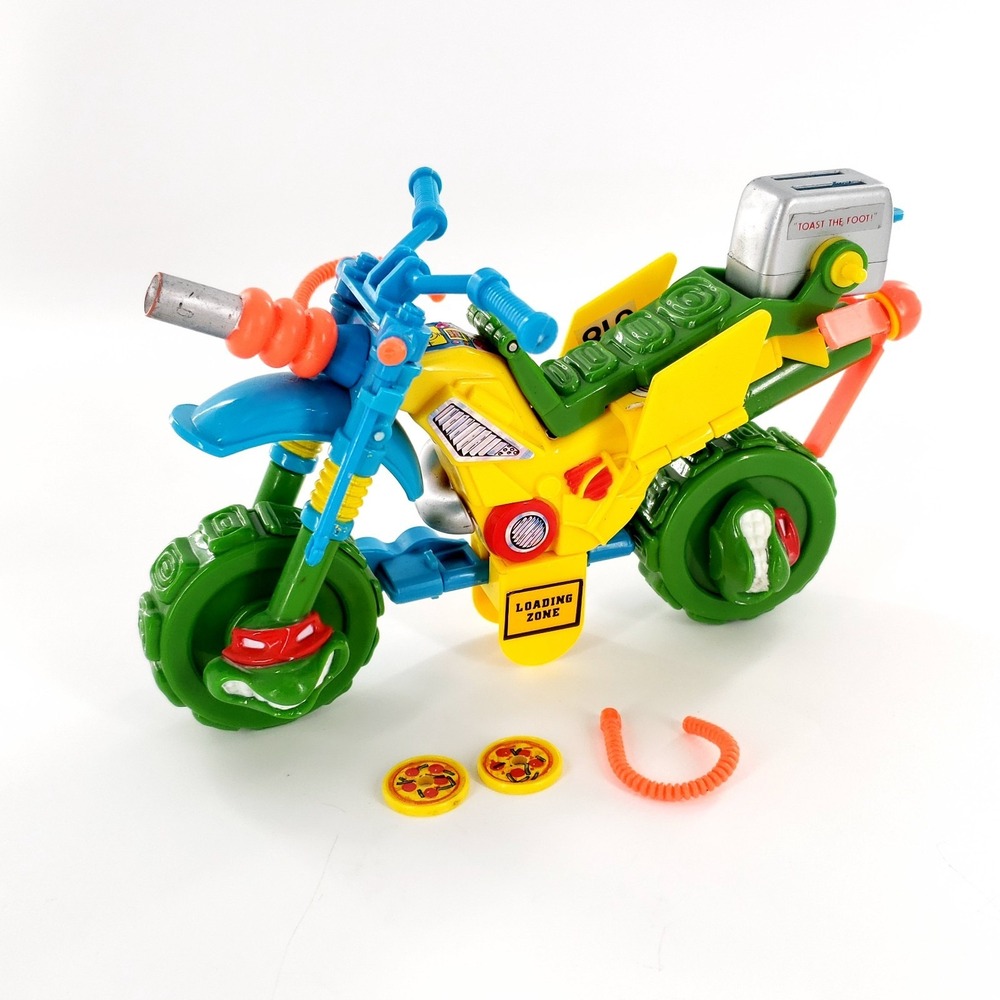 Vtg 1992 Ninja Turtles TMNT Raphael Muta Bike Motorcycle Incomplete No Claws